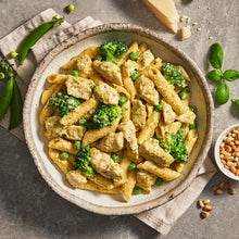 Load image into Gallery viewer, My Muscle Chef - Pesto Chicken With Penne Pasta &amp; Green Vegetables

