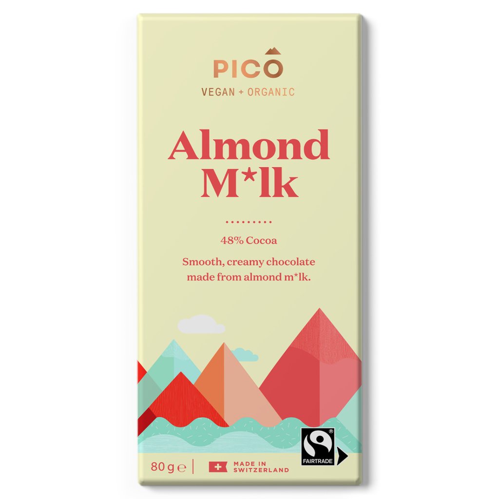 Pico - Organic Chocolate, Almond Milk 10 x 80g