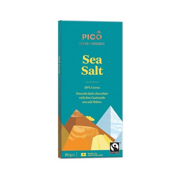 Pico - Organic Chocolate, Sea Salt 10 x 80g