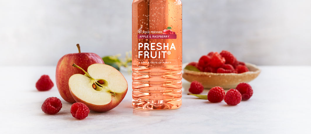 Preshafruit Juice - Fresh Juice - Apple Raspberry 6 x 1L