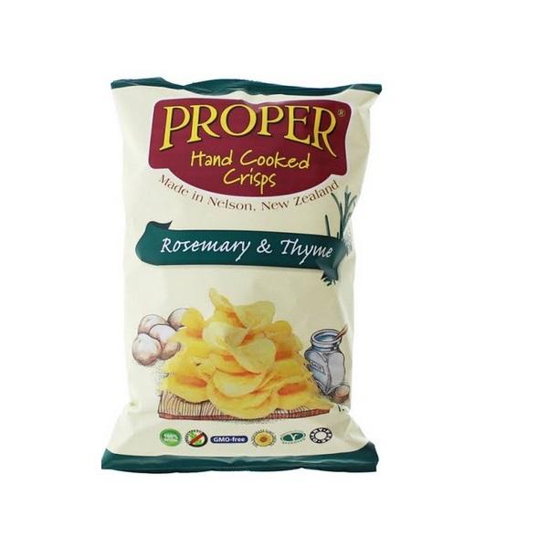 Proper Crisps - Rosemary and Thyme 12 x 150g