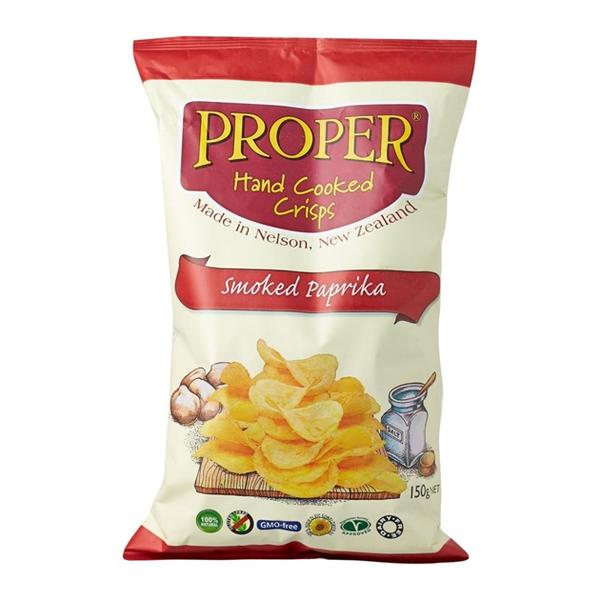 Proper Crisps - Smoked Paprika 12 x 150g – Ding Oh Dong