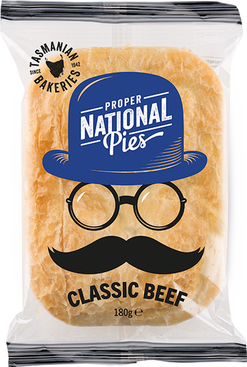 Proper National Pies - Frozen Pies - Classic Beef Pie 16 x 180g