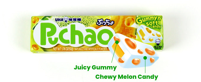 Puchao - Japanese Candy - Melon - 10 x 50g