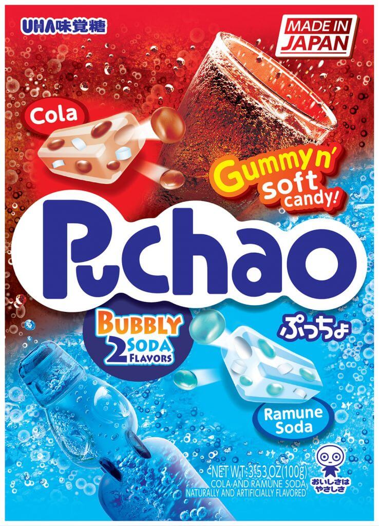 Puchao - Japanese Candy - Soda (Bags) - 6 x 100g