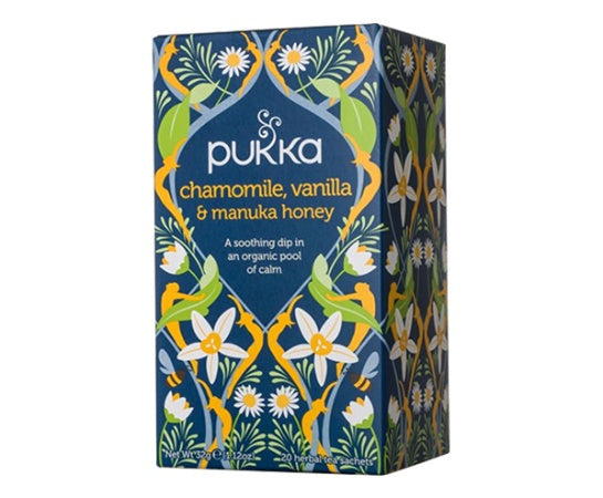 Pukka - Organic Fairtrade Tea - Chamomile Vanilla Manuka  4 x 20 Tea Bags