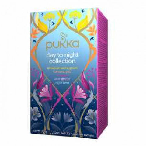 Pukka - Organic Fairtrade Tea - Day to Night Collection 4 x 20 Tea Bags