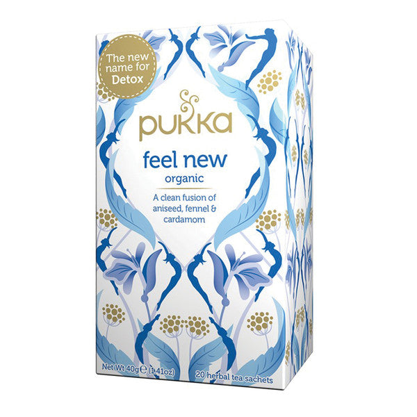 Pukka - Organic Fairtrade Tea - Feel New  4 x 20 Tea Bags