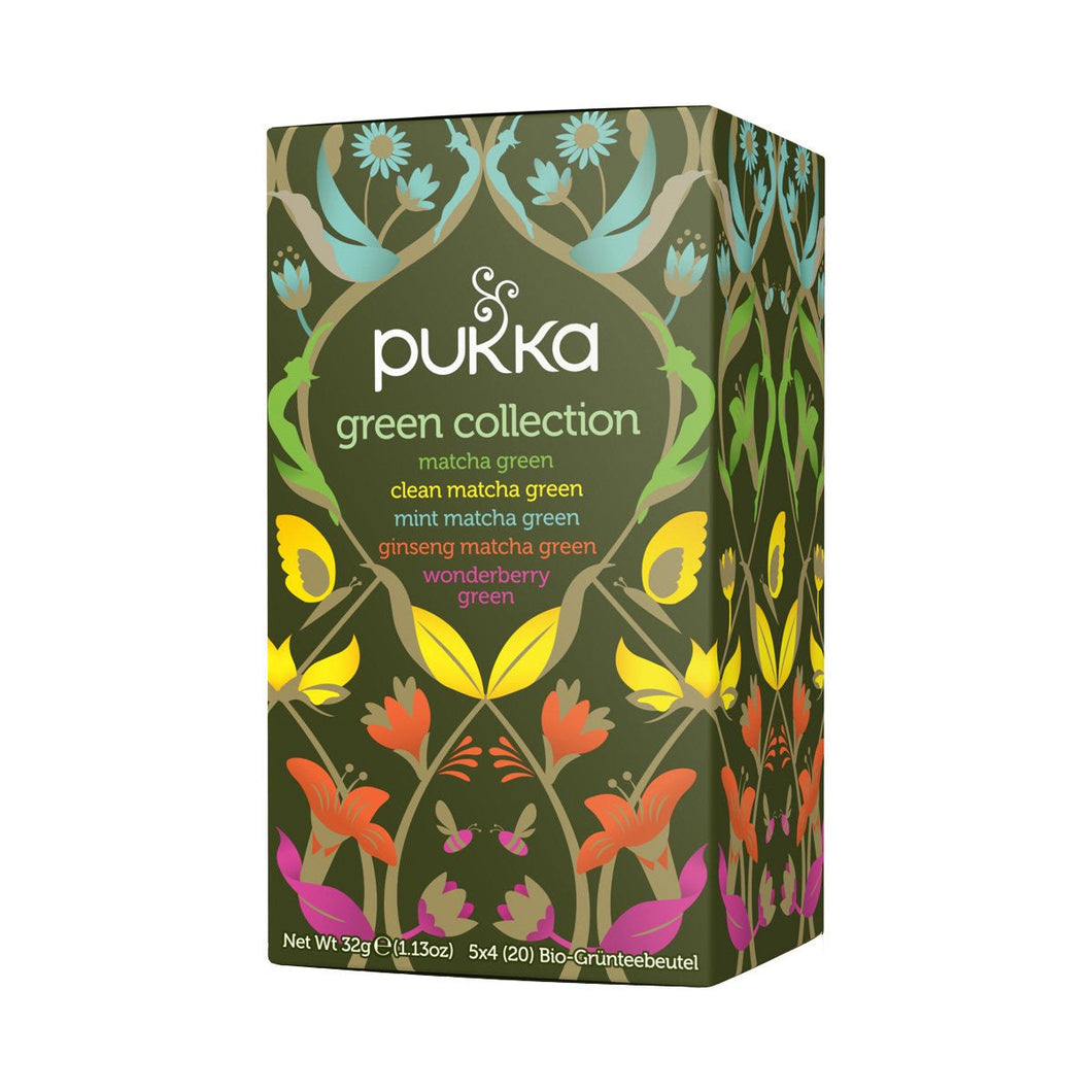 Pukka - Organic Fairtrade Tea - Green Collection Tea 4 x 20 Tea Bags