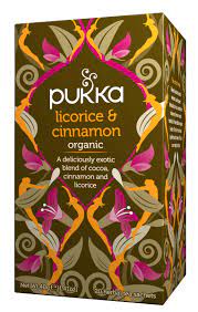 Pukka - Organic Fairtrade Tea - Licorice & Cinnamon  4 x 20 Tea Bags
