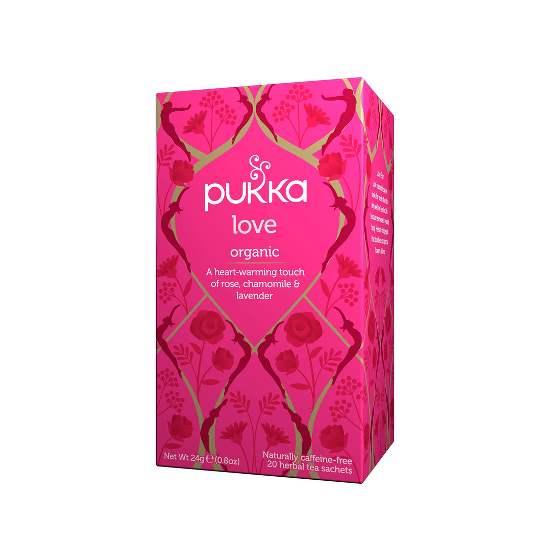 Pukka - Organic Fairtrade Tea - Love  4 x 20 Tea Bags