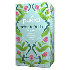 Pukka - Organic Fairtrade Tea - Mint Refresh 4 x 20 Tea Bags