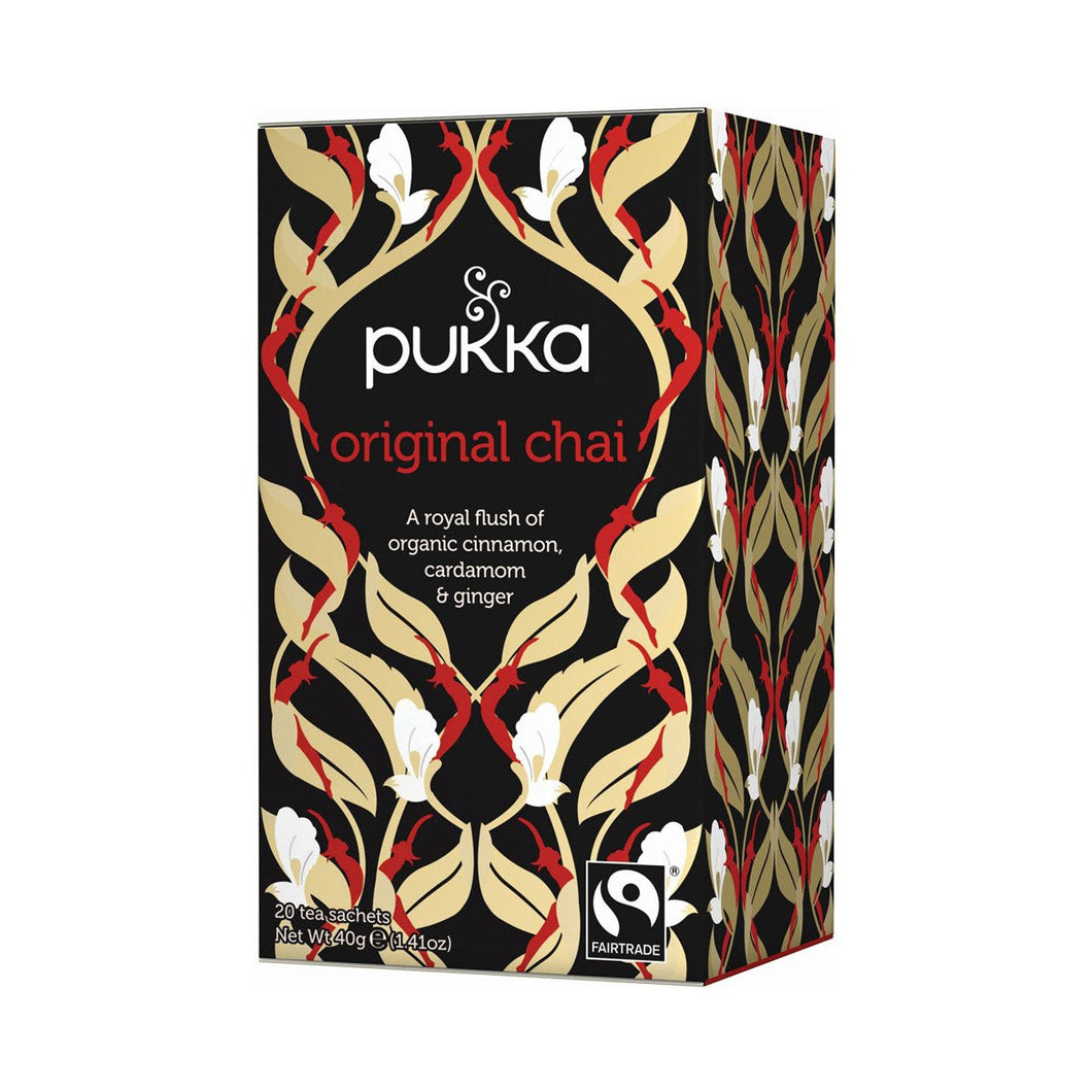 Pukka - Organic Fairtrade Tea - Original Chai  4 x 20 Tea Bags