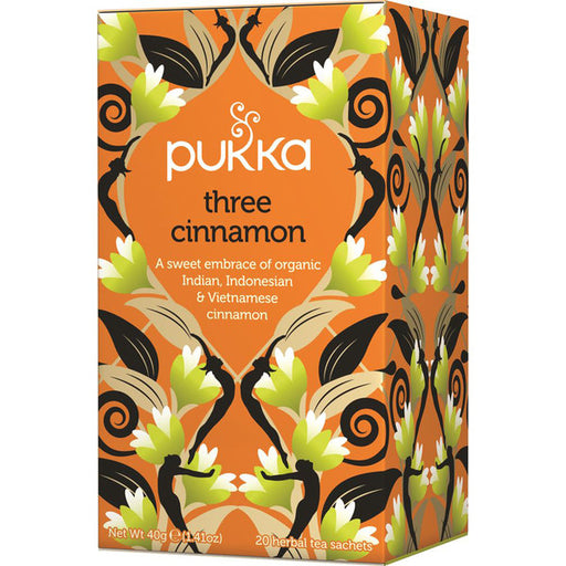 Pukka - Organic Fairtrade Tea - Three Cinnamon 4 x 20 Tea Bags