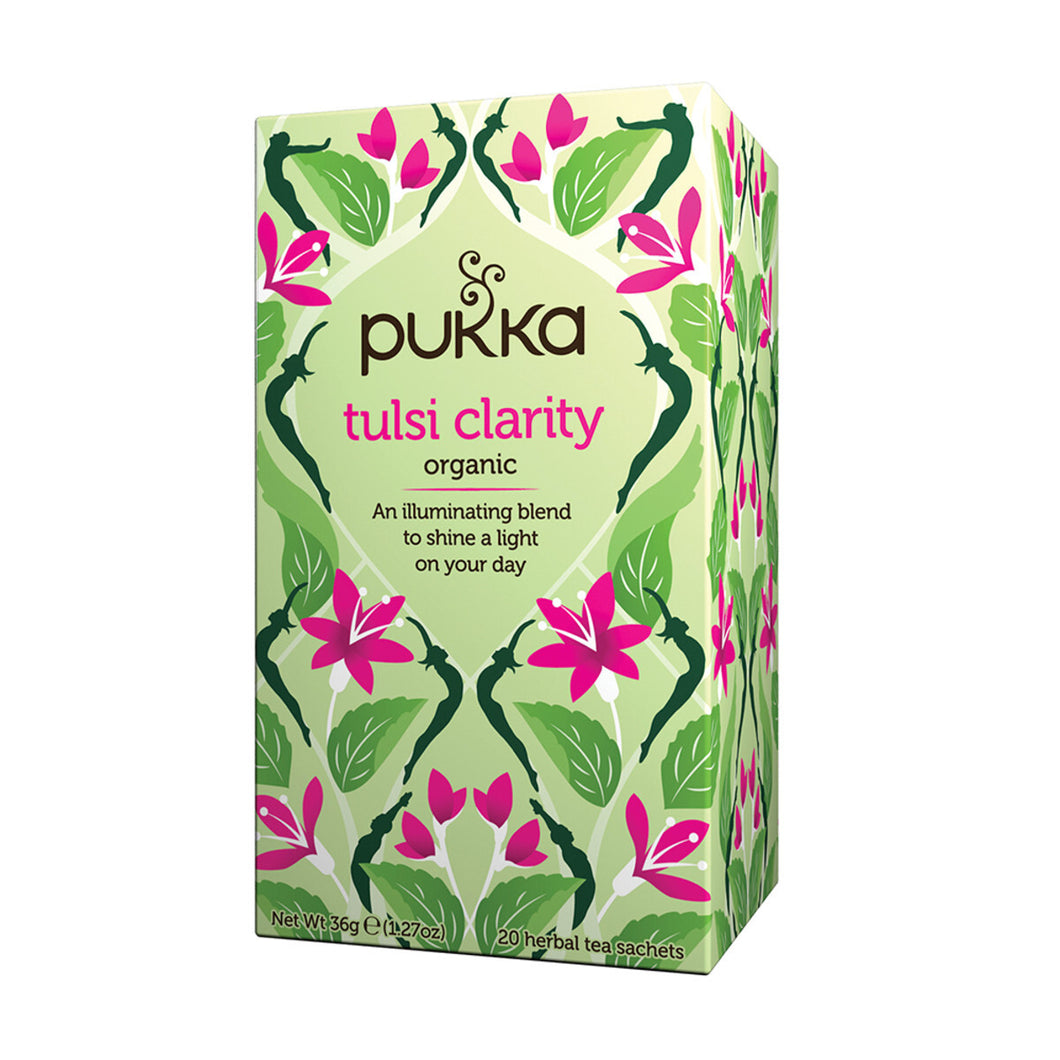 Pukka - Organic Fairtrade Tea - Tulsi Clarity  4 x 20 Tea Bags