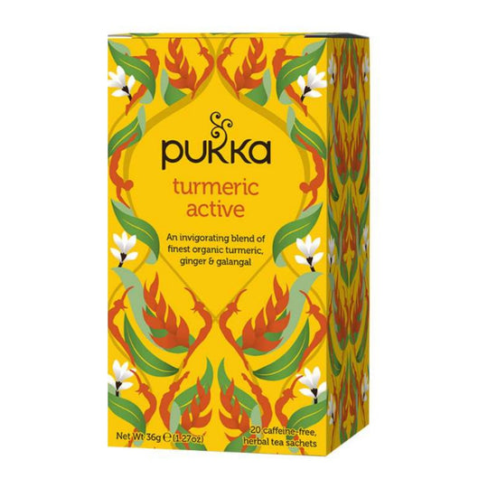 Pukka - Organic Fairtrade Tea - Turmeric Active Tea 4 x 20 Tea Bags