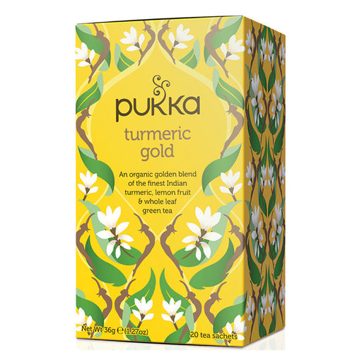 Pukka - Organic Fairtrade Tea - Turmeric Gold  4 x 20 Tea Bags