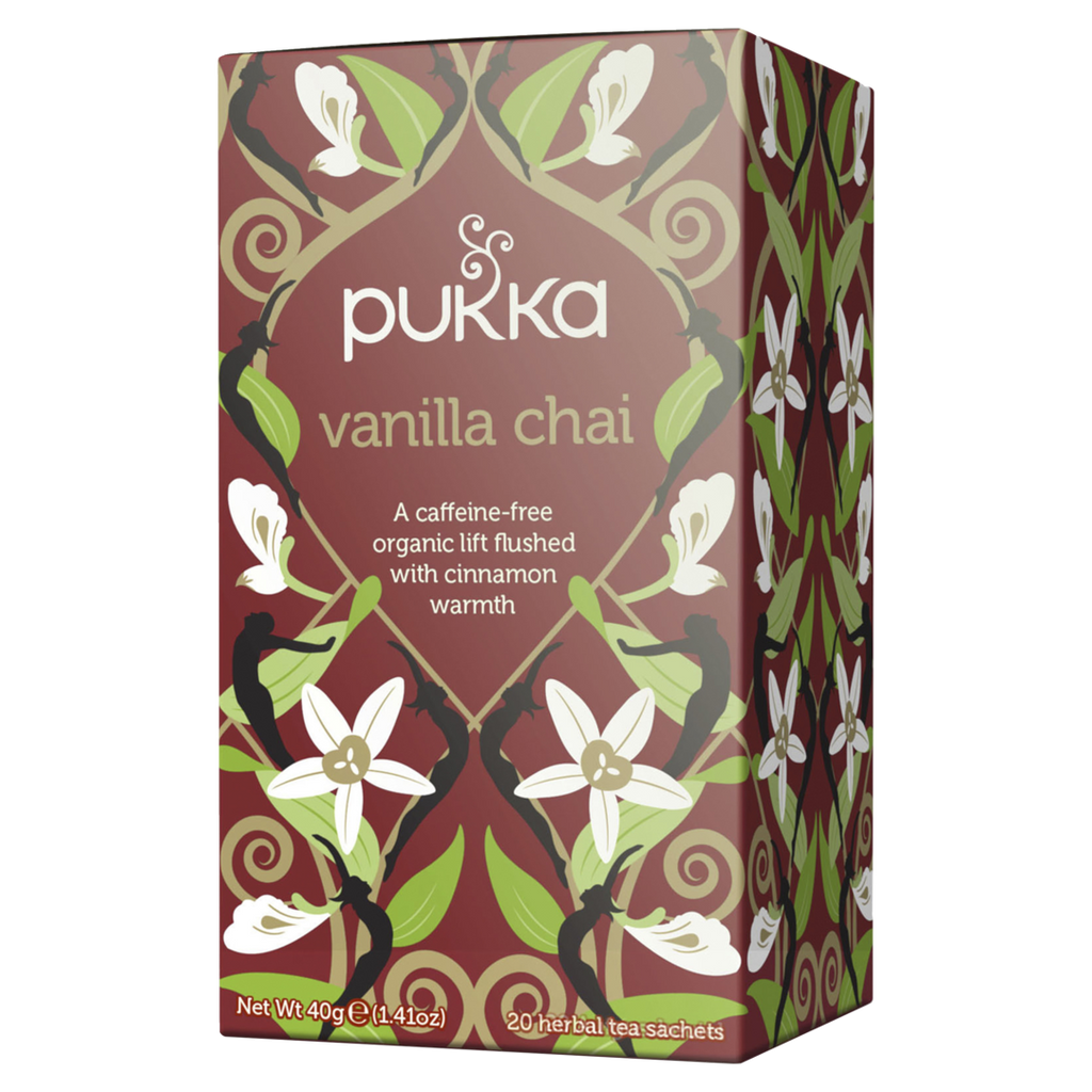 Pukka - Organic Fairtrade Tea - Vanilla Chai  4 x 20 Tea Bags