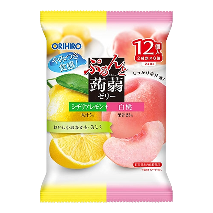 Orihiro Purunto - Japanese Jelly - Apple & Orange - 12 x 240g