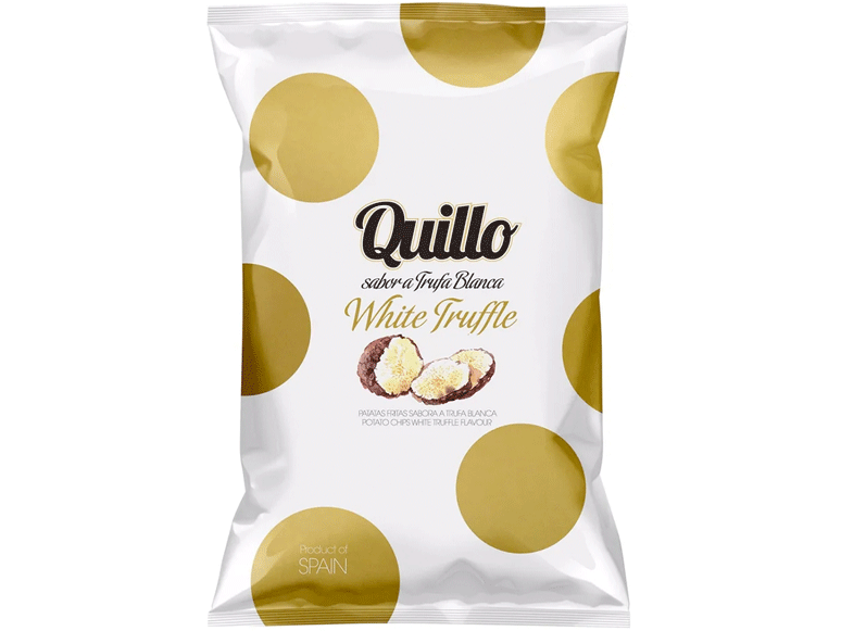 Quillo - Premium Potato Chips - White Truffle 10 x 130g