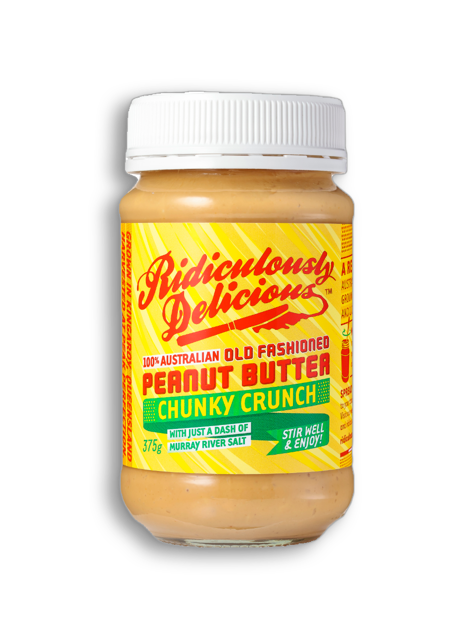 Ridiculously Delicious - Chunky Crunch Peanut Butter 12 x 375g