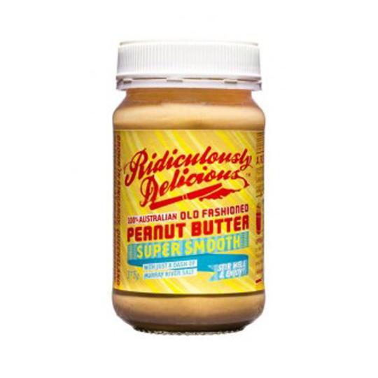 Ridiculously Delicious - Super Smooth Peanut Butter 12 x 375g