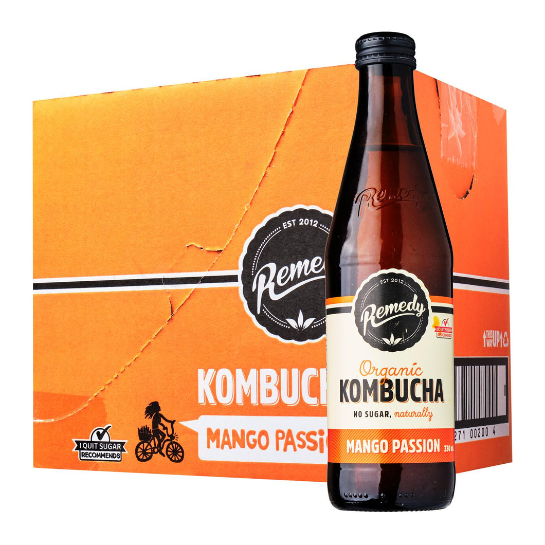 Remedy - Kombucha Mango Passion 12 x 330ml
