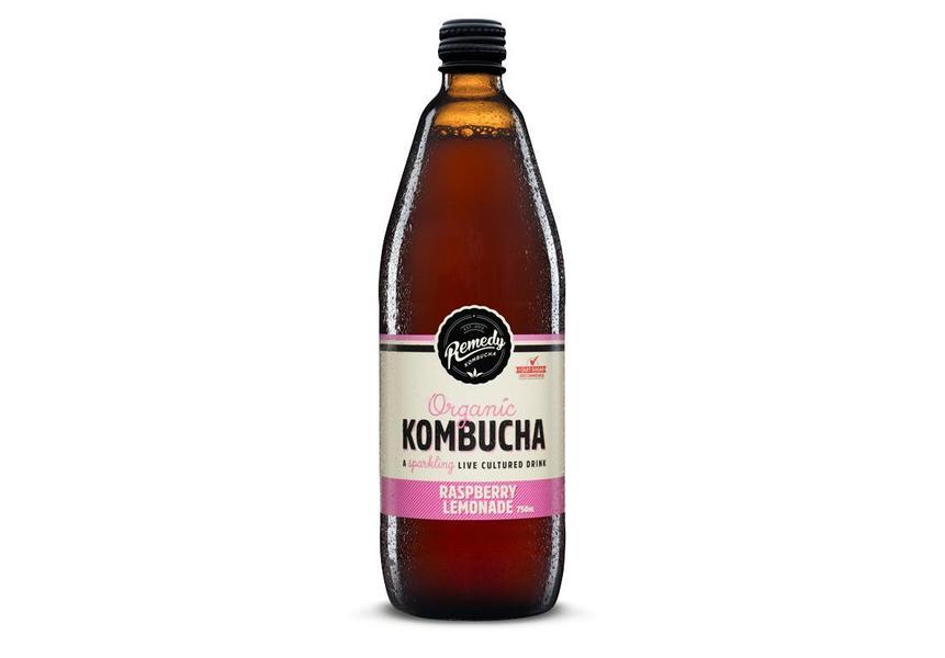 Remedy - Kombucha Raspberry Lemonade 12 x 750ml