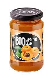 Rudolfs - Organic Jams - Apricot (50% Fruit) (GF) 400g 6 x 400g
