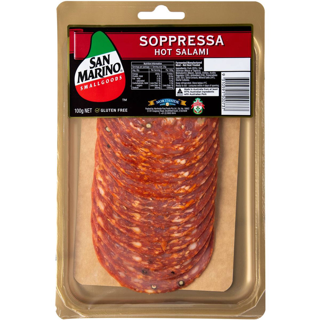 San Marino - Sopressa Hot Salami 100g