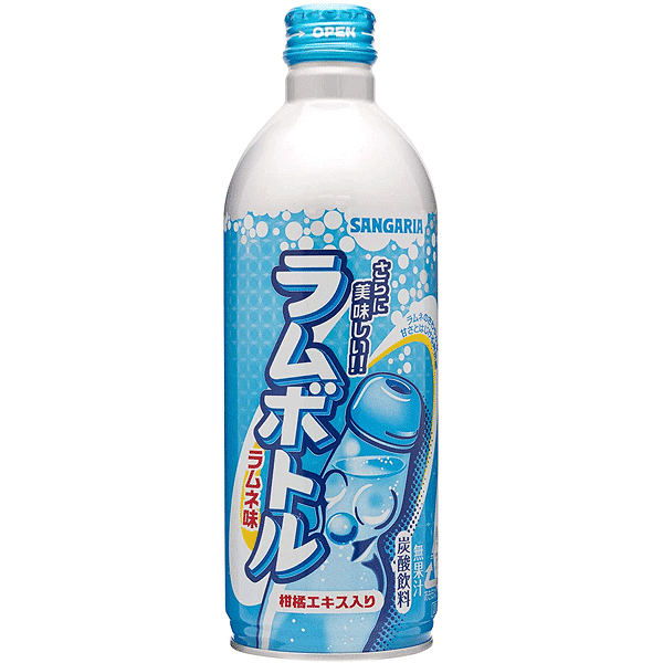 Sangaria - Japanese Beverage - Soda Ramune - 24 x 500ml