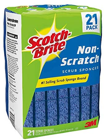 Scotch Brite - Dish Sponge - Non Scratch Scrub Sponge x 21 Unit