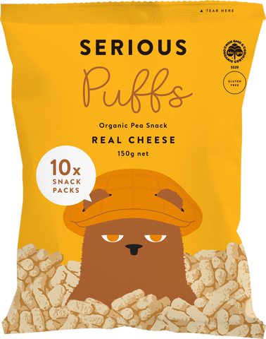 Serious Food Co. - Multipack Pea Puffs - Real Cheese 6pk (5 x 15g))