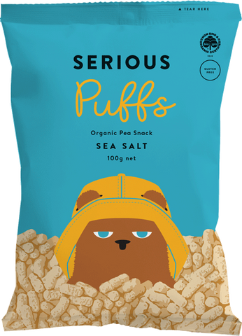 Serious Food Co. - Pea Puffs - Sea Salt 12 x 100g