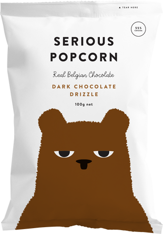 Serious Food Co. - Popcorn - Dark Choc Drizzle 12 x 100g