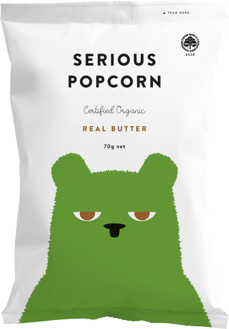 Serious Food Co. - Popcorn - Real Butter 12 x 70g