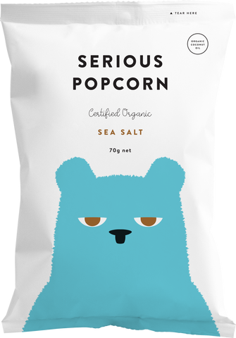 Serious Food Co. - Popcorn - Sea Salt 12 x 70g