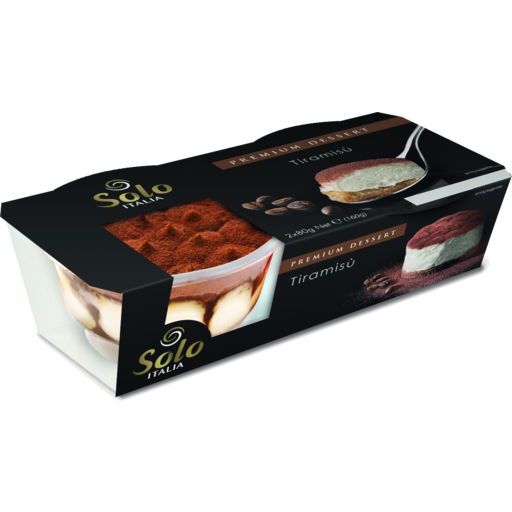 Solo Italia Desserts - Tiramisu 8 x 160g