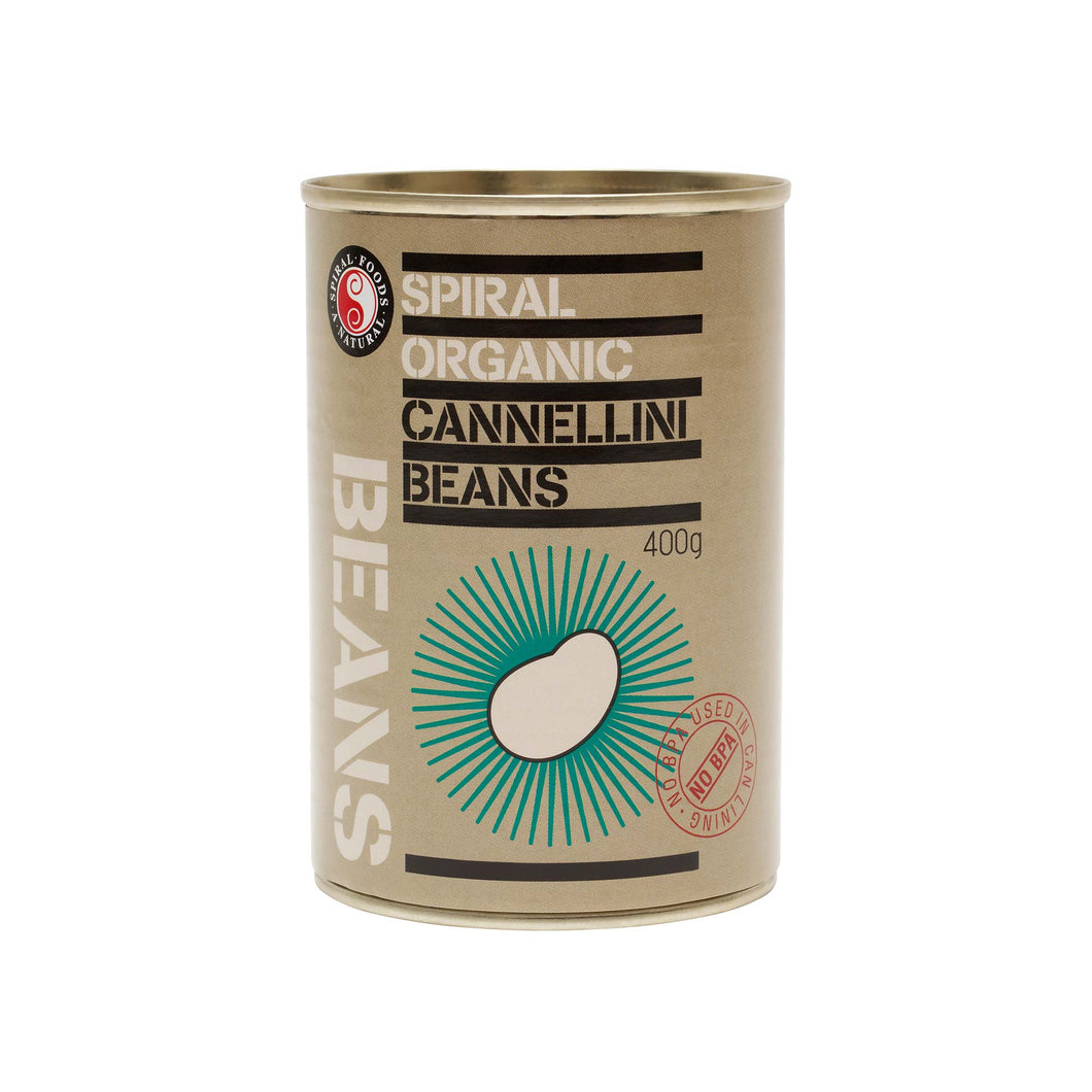 Spiral Food - Organic Cannellini Beans 6 x 400g