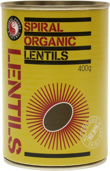 Spiral Food - Organic Lentils 6 x 400g