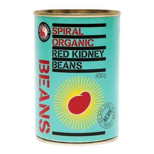 Spiral Food - Organic Red Kidney Beans 6 x 400g