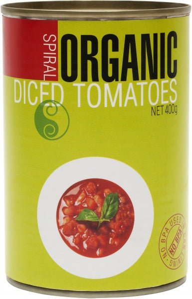 Spiral Food - Organic Diced Tomato12 x 400g