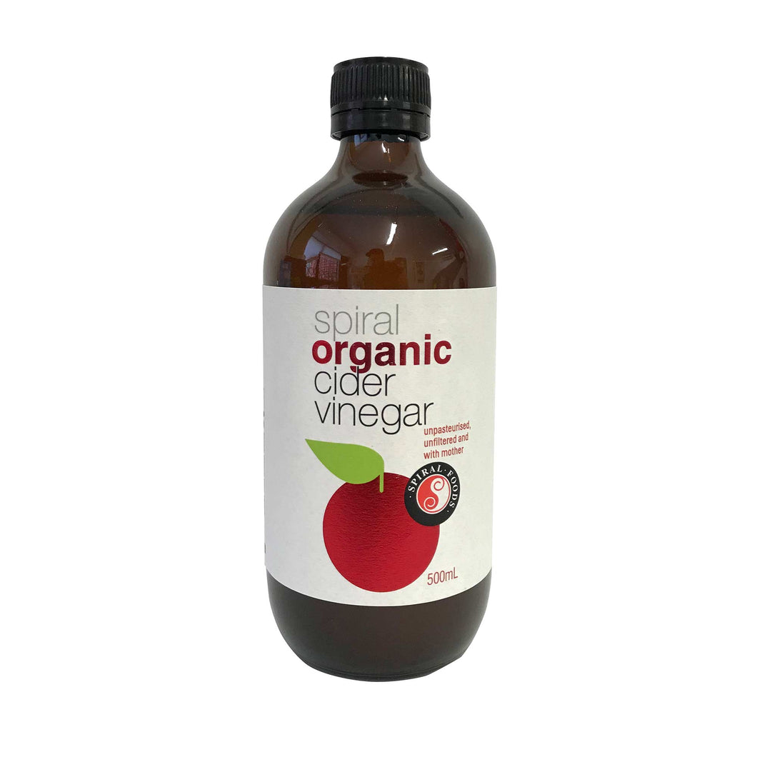 Spiral Food - Organic Apple Cider Vinegar 4 x 500ml