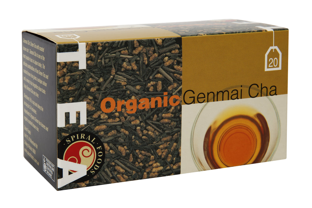 Spiral Food – Organic Tea Bags - Genmai Cha 12 x 40g