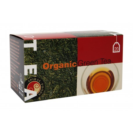 Spiral Food - Organic Tea Bags - Green Tea Sencha 12 x 40g