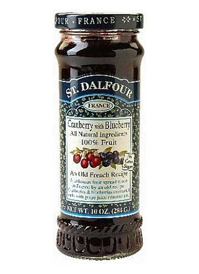 St Dalfour - Cranberry & Blueberry Spread 12 x 284g