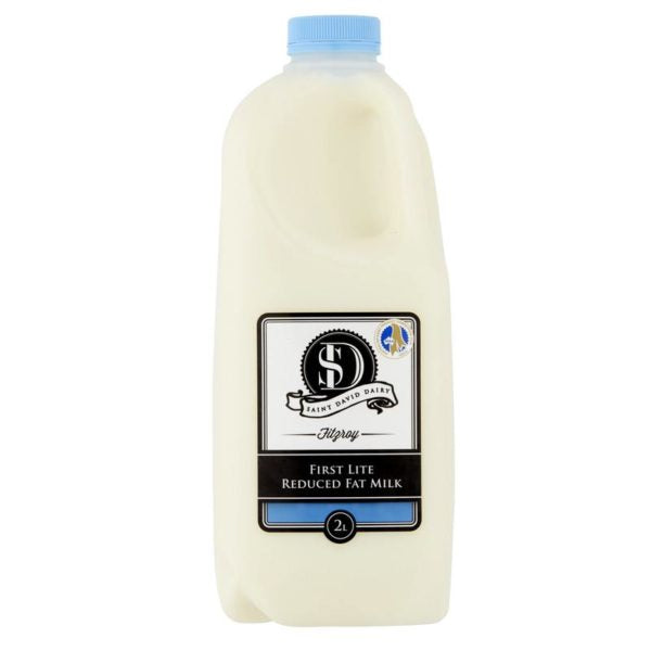 St David First Lite Reduced Fat Milk 2L x 6