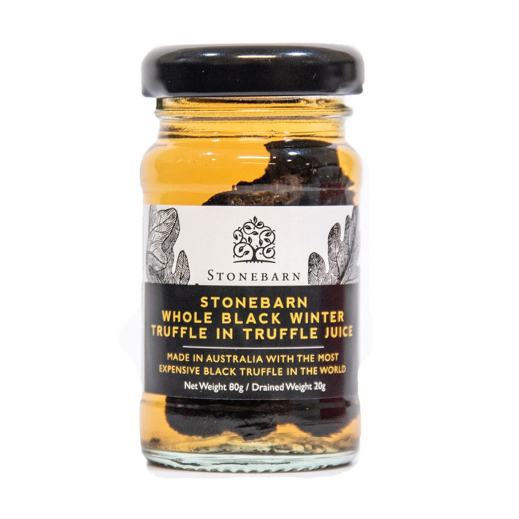 Stonebarn WA. - Black Truffle - Winter Whole in Truffle Juice Jar 3 x 25g