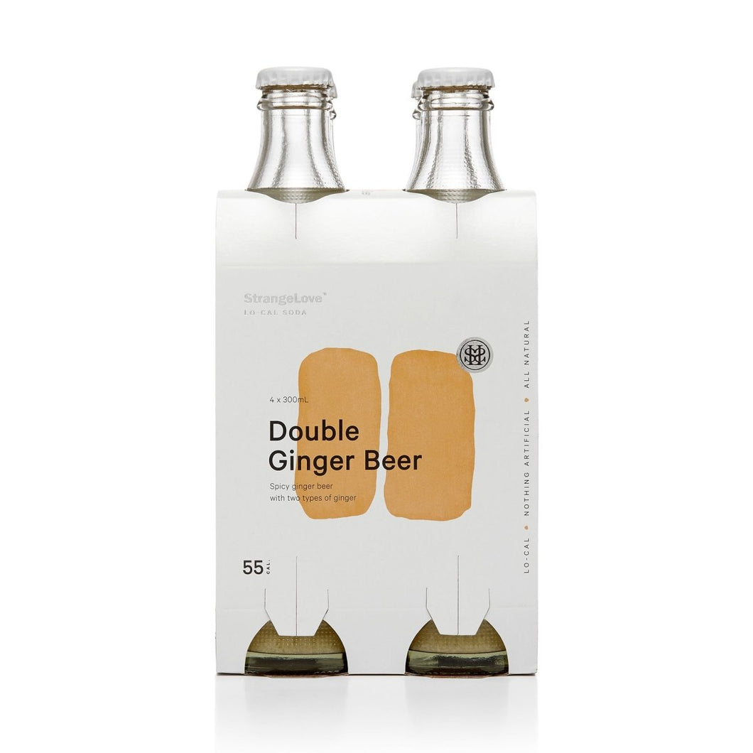 Strange Love - Lo Cal Soda - Double Ginger Beer 24 x 300ml