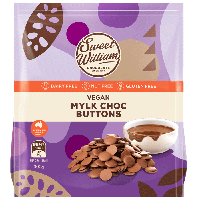 Sweet William - Baking Chocolate - Choc Baking Buttons 5 x 300g